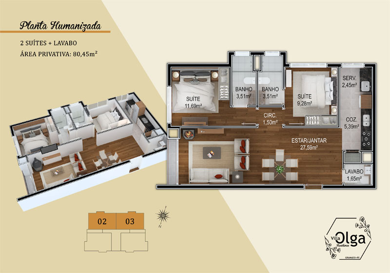 planta A NS em números