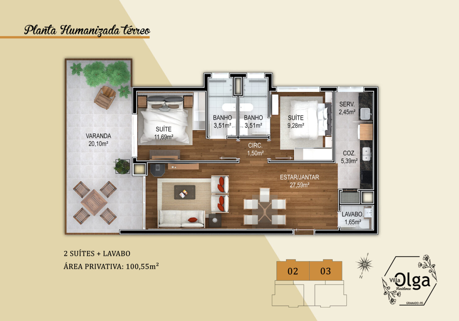 planta A NS em números