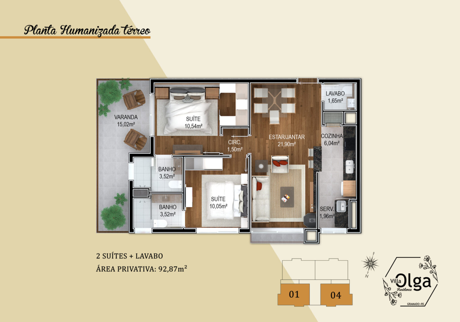 planta A NS em números